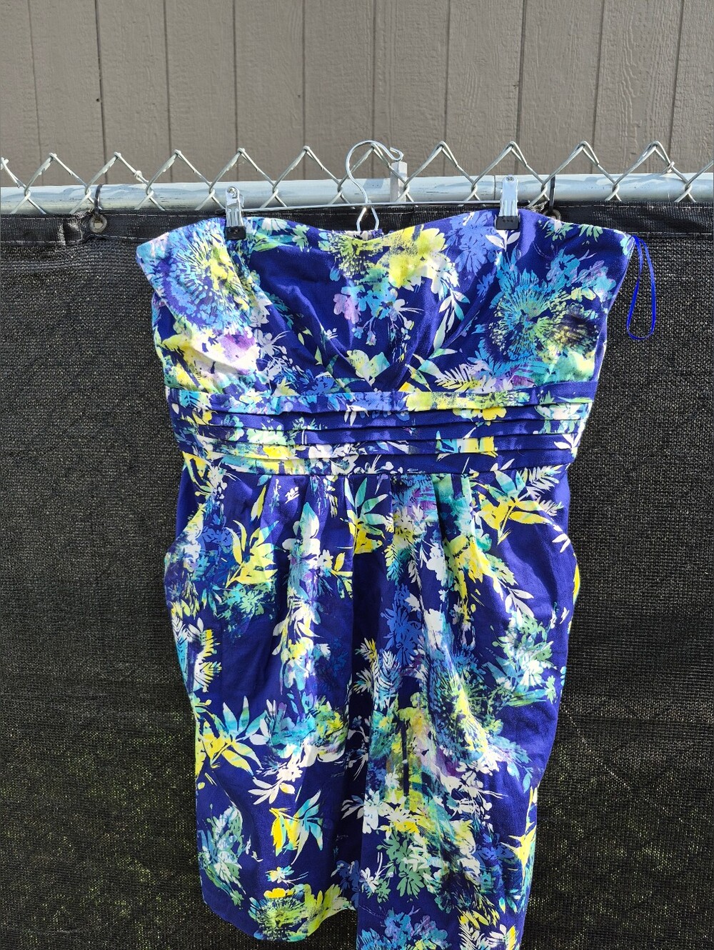 Ricki's Strapless Floral Mini Dress